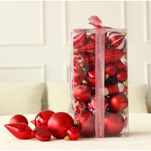 Bolas de decoración de adornos navideños árboles de Navidad colgando
